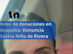 Robo de donaciones en Acapulco: Denuncia Saskia Niño de Rivera