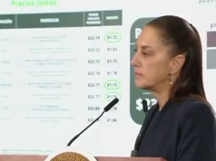 Sheinbaum advierte revisión a precio del diésel
