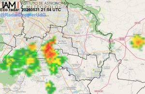 ¡CAYÓ EL AGUACERO! SE CUMPLEN PRONÓSTICOS Y LA LLUVIA PEGA FUERTE EN GDL